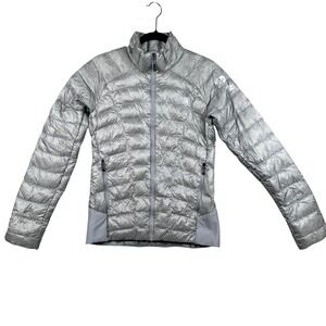 The North Face Women's S Quince 800 Fill Down Puffer Jacket Silver Gray Outdoors